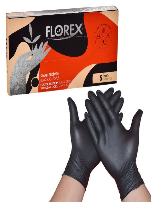 FLOREX ELDİVEN SİYAH S