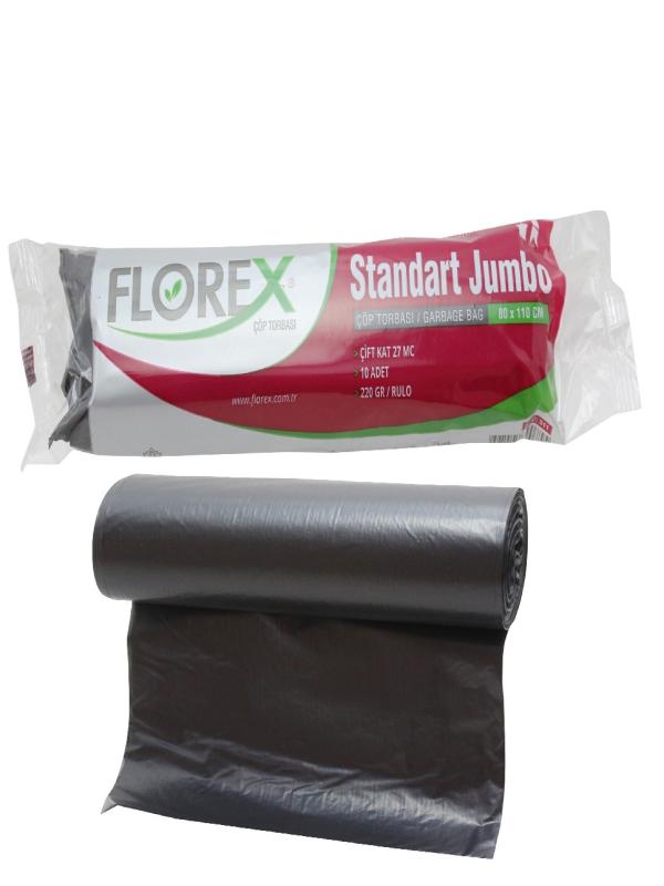 FLOREX STANDART JUMBO ÇÖP POŞETİ KOD:511 (80x110 200gr)