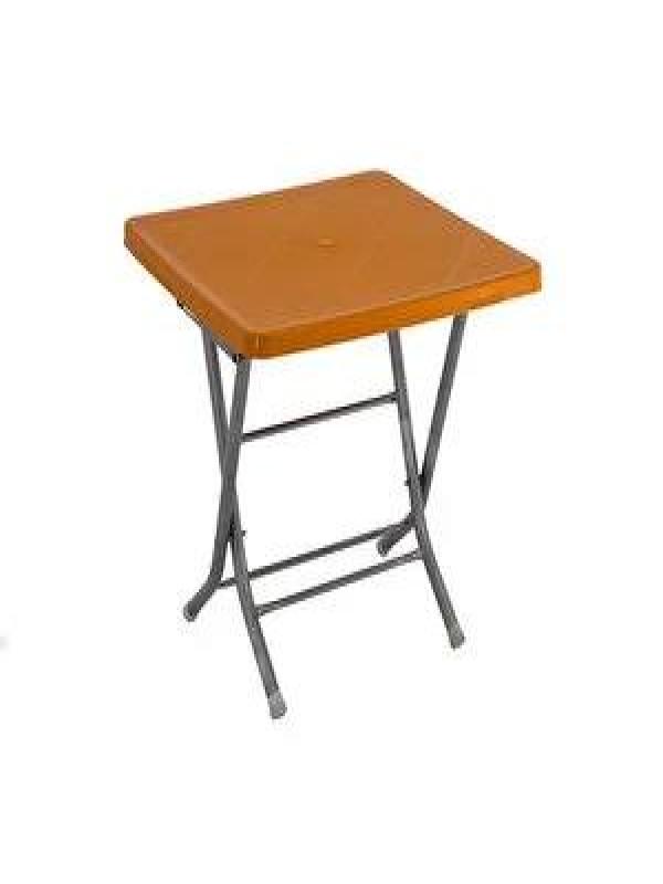 FLORYA METAL AYAK PLASTİK MASA TİK 80*80