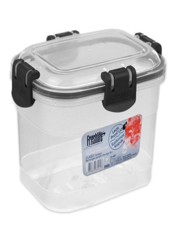 FRESHLİFE CLASSY CONTALI DİKDÖRTGEN SAKLAMA KABI 0,6 LT D-451
