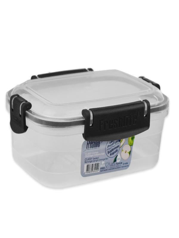 FRESHLİFE CLASSY CONTALI DİKDÖRTGEN SAKLAMA KABI 0,6 LT D-454