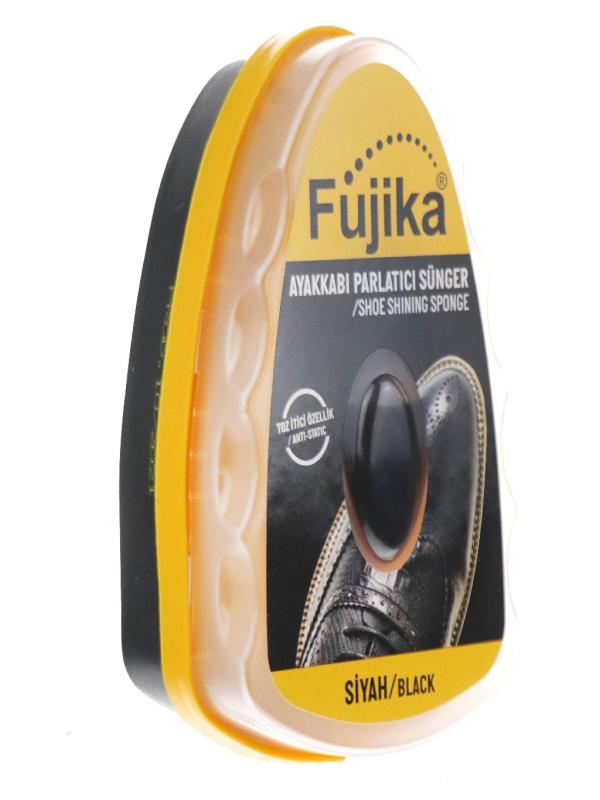 FUJİKA AYAKKABI PARLATICI SÜNGER HAZNELİ SİYAH 1611
