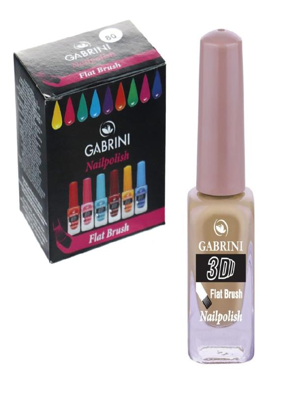 GABRİNİ 3D OJE NO:7 AÇIK KAHVERENGİ