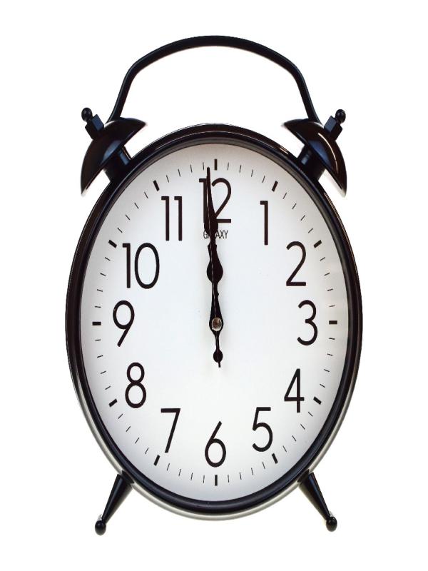 GALAXY ANTİK PETER MASA SAATİ SİYAH D-300-K-1