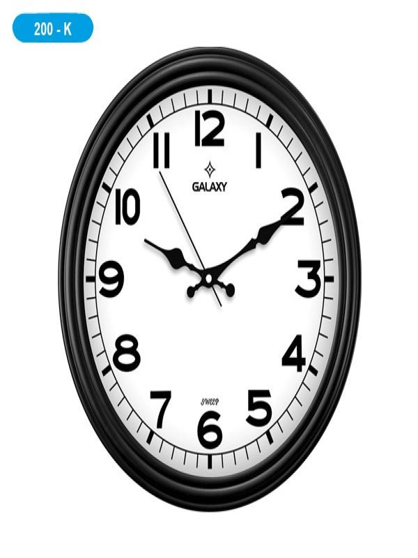 GALAXY DUVAR SAATİ SİYAH 200-K