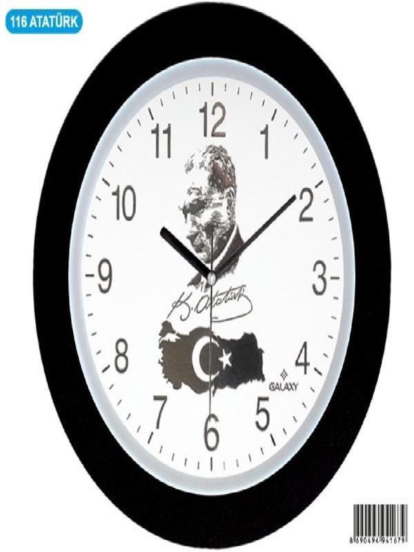 GALAXY GOFRELİ ATATÜRK DUVAR SAATİ 116