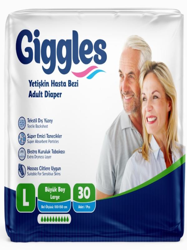 GIGGLES HASTA BEZİ BEL BANTLI LARGE 30 LU