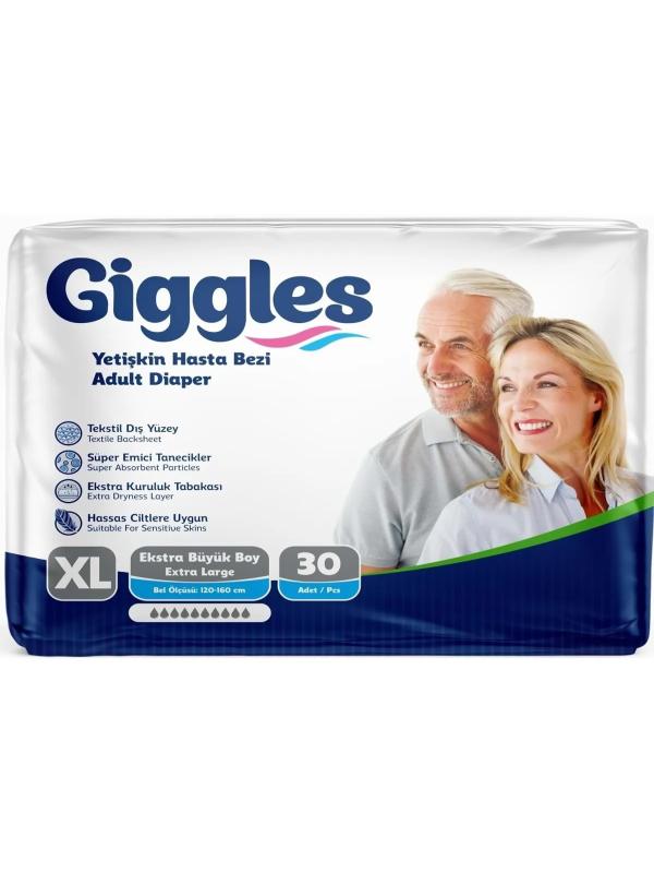 GIGGLES HASTA BEZİ BEL BANTLI XLARGE 30 LU