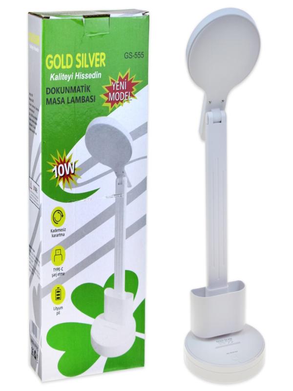 GOLD SİLVER ŞARJLI MASA LAMBASI GS-555