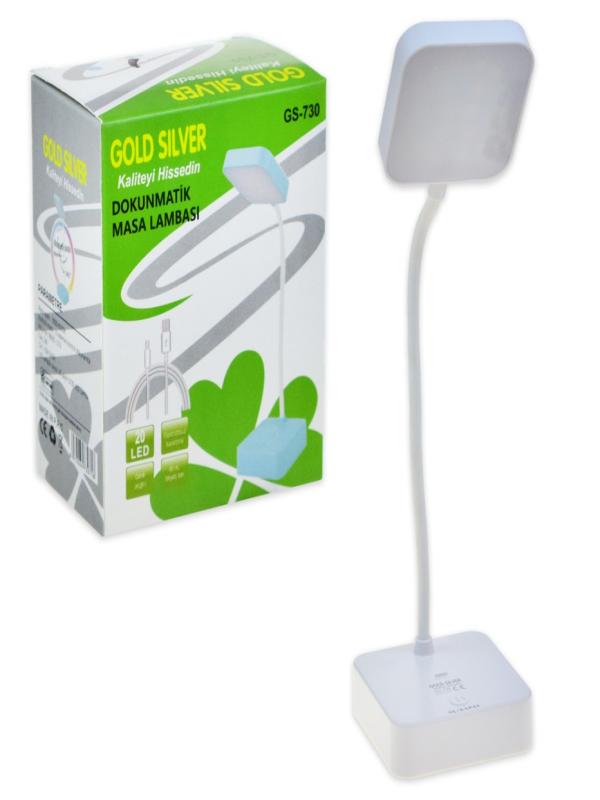 GOLD SİLVER ŞARJLI MASA LAMBASI GS-730