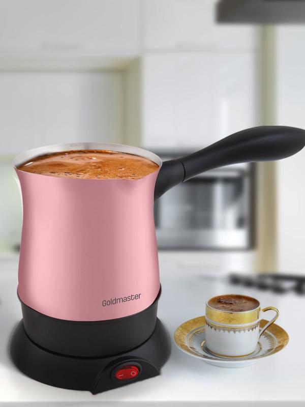 GOLDMASTER KIVAM ELEKTRİKLİ CEZVE PEMBE GM-7316L