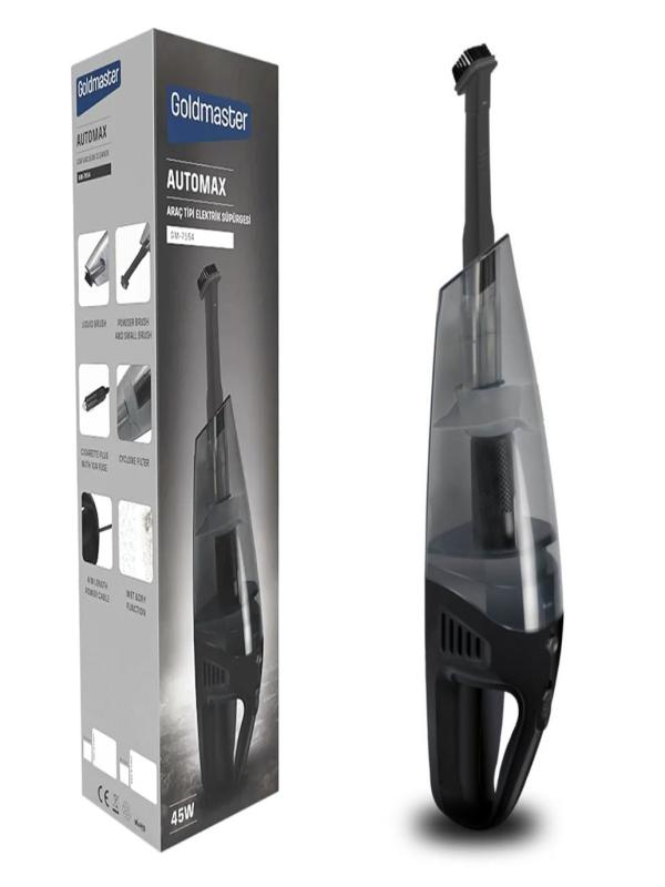 GOLDMASTER PICKY SARJLI ELEKTRİK SÜPÜRGESİ SİYAH GM-7553S