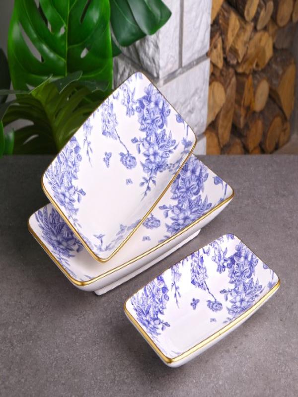 GÖNÜL SPRING TIME 3LÜ KAYIK TABAK G4181