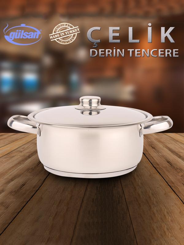 GÜLSAN 26*16 CM MEGA DERİN TENCERE