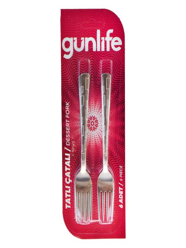 GÜNLİFE 6 LI VAKUMLU TATLI ÇATALI GL-103