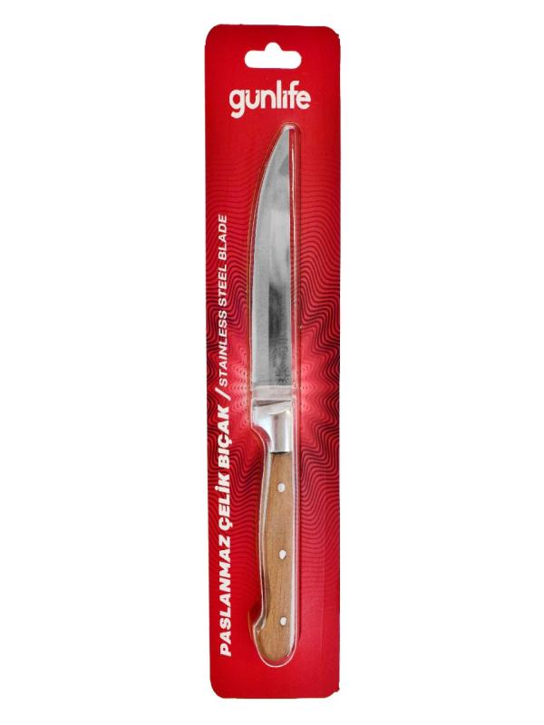 GÜNLİFE ÇELİK EKMEK BIÇAK BEYAZ BİLEZİK NO:1 GL-4242