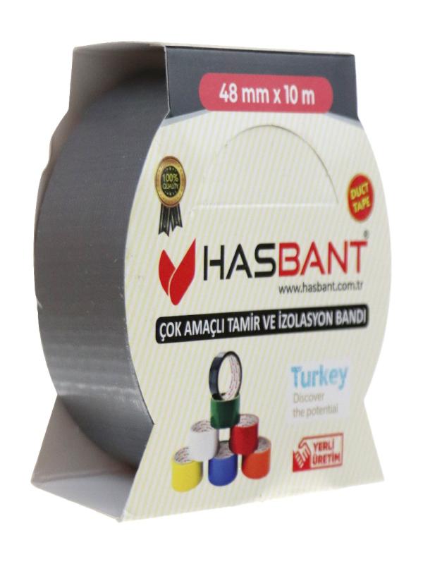HASBANT TAMİR VE İZOLASYON BANDI GRİ 48MM*10M HAS0076