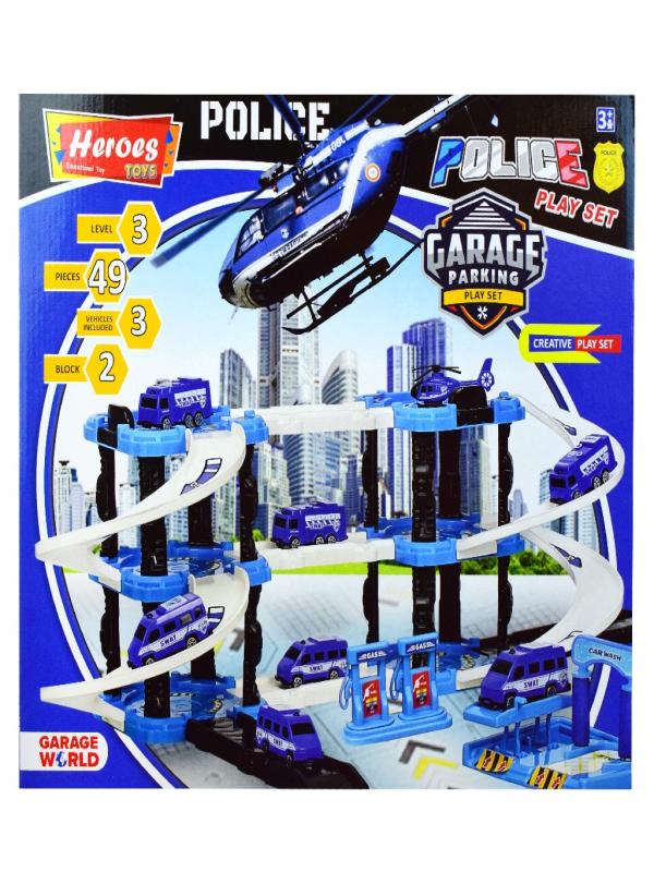 HEROES TOYS ÜÇ KATLI ÇİFT BLOK POLİS ERN-2028