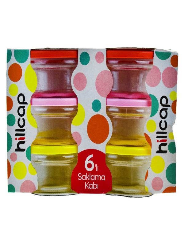 HİLLCAP SAKLAMA KABI 6 LI