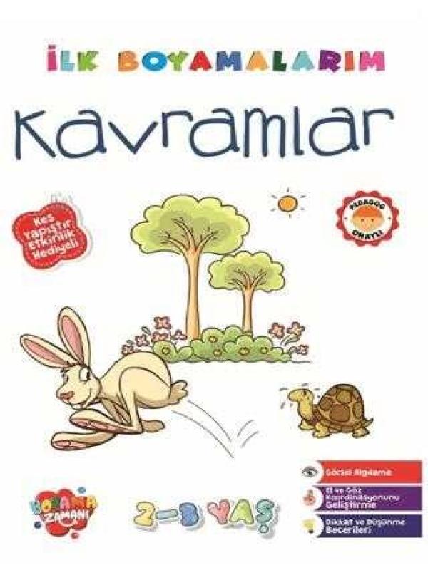 İLK BOYAMALARIM KAVRAMLAR 2-3 YAŞ