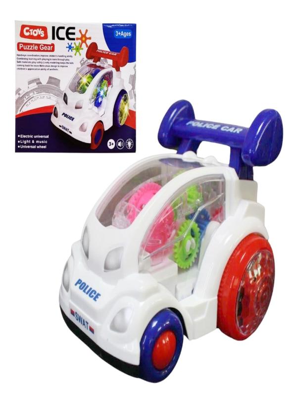 IŞIKLI VE SESLİ 360° DÖNEBİLEN POLİS ARABASI QF05-11