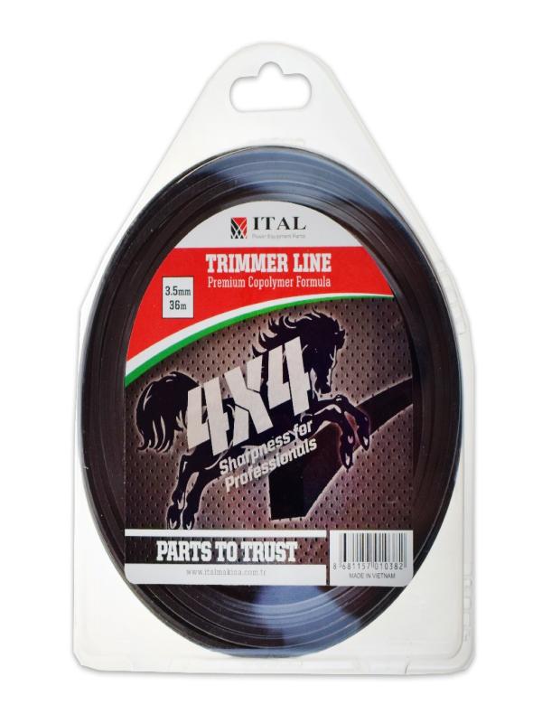 İTAL MİSİNA SİYAH KARE 3,5MM*36M