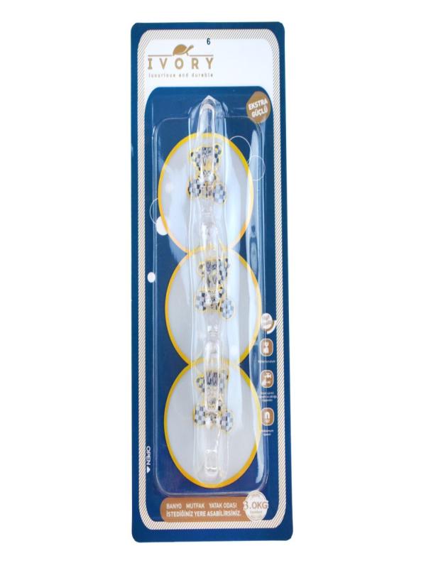 IVORY AKRİLİK YAPIŞKANLI ASKI 3 LÜ IVO-ASK339