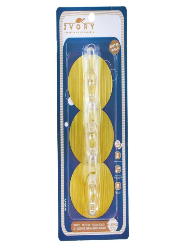 IVORY AKRİLİK YAPIŞKANLI ASKI 3 LÜ IVO-ASK342