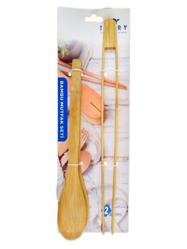 IVORY BAMBU MUTFAK SETİ 2 Lİ IVO-BMB111