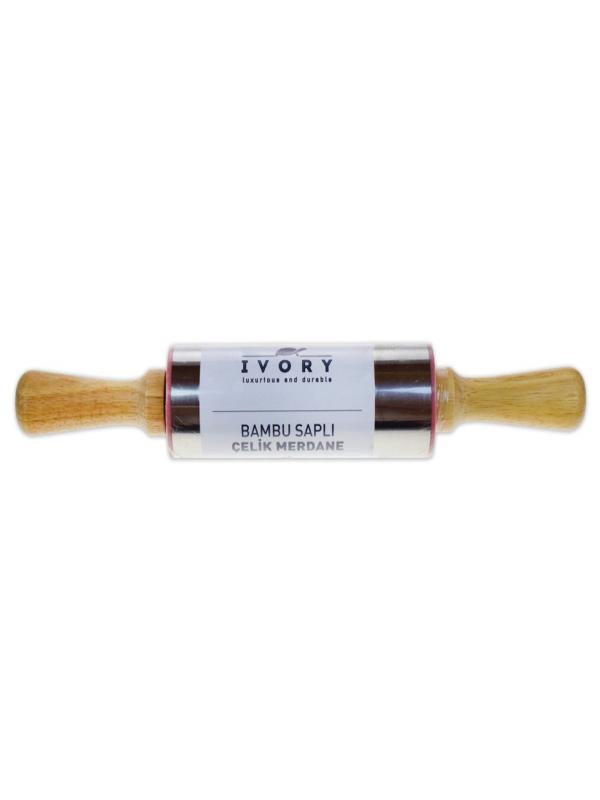 IVORY BAMBU SAPLI ÇELİK MERDANE (S) IVO-PST279