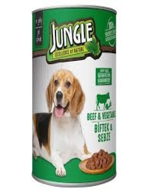 JUNGLE 400 GR KÖPEK BİFTEK-SEBZE KONSERVESİ
