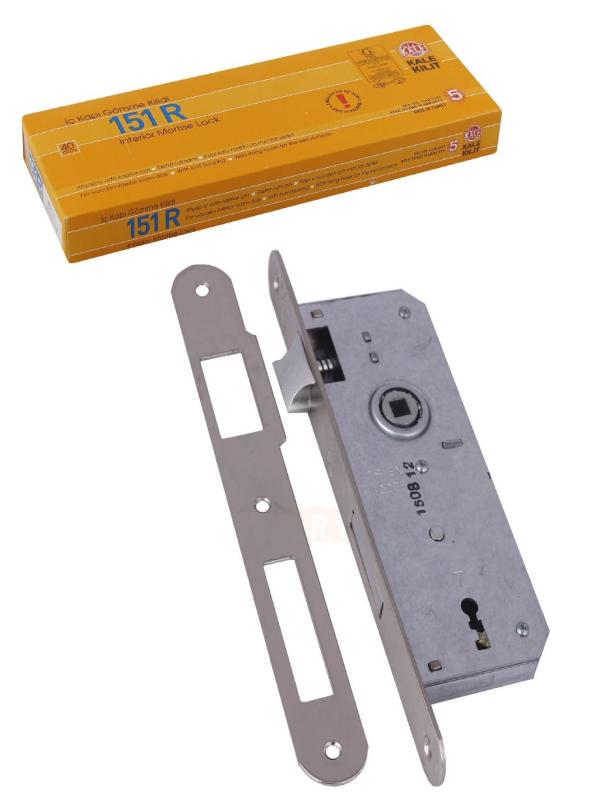 KALE 151R/40 EKS. GÖMME İÇ KAPI KİLİDİ OVAL-NİKEL 151R4000027-37