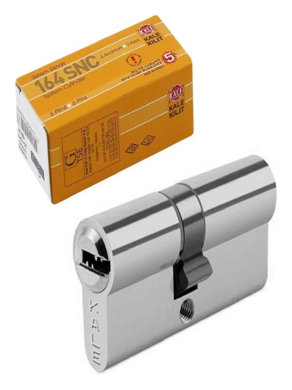 KALE 68MM SİSTEM SİLİNDİR ÇELİK PİMLİ NİKEL 164SNC00005