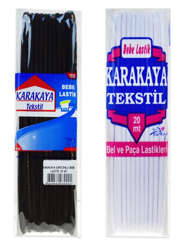 KARAKAYA KARTONLU BEBE LASTİK 20 MT