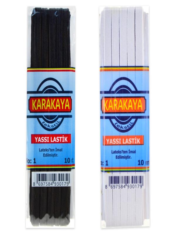 KARAKAYA KARTONLU YASSI LASTİK NO:1 10 MT