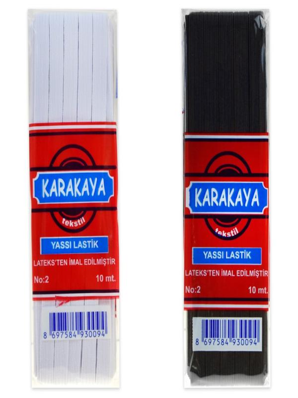 KARAKAYA KARTONLU YASSI LASTİK NO:2 10 MT