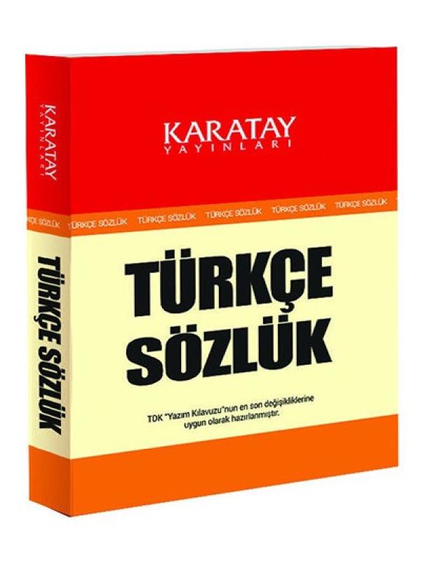 KARATAY 1.HAMUR KARTON KAPAK TÜRKÇE SÖZLÜK