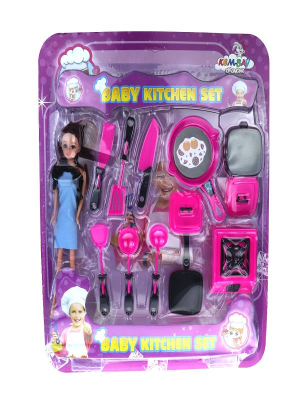 KARTELA MUTFAK SETLİ MANKEN BEBEK 028
