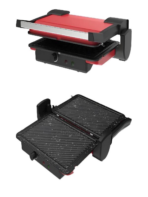 KİNG ARTE PLUS TOST MAKİNESİ KIRMIZI K-469