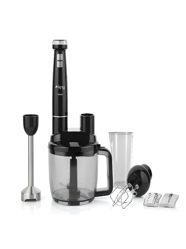 KİNG BODIE KOMPLE BLENDER SET SİYAH GÜMÜŞ KKB973