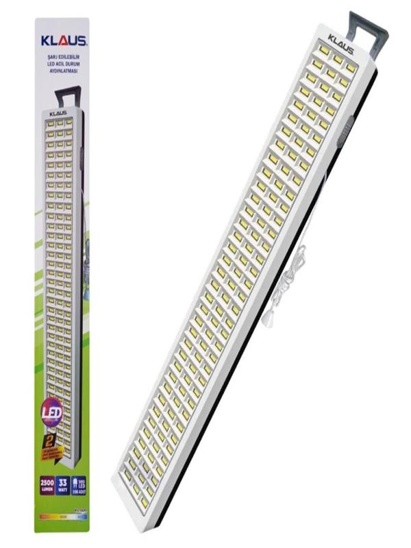 KLAUS ACİL AYDINLATMA IŞILDAK 33W 2500 LUMEN İP ANAHT. KE47712
