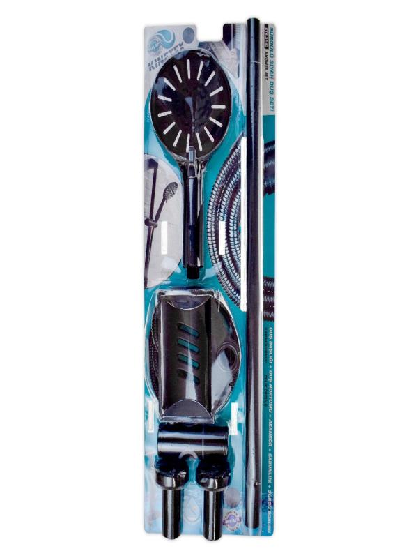 KNITEX 5-K DUŞ SETİ SÜRGÜLÜ SİYAH 22*58CM KTX-3143