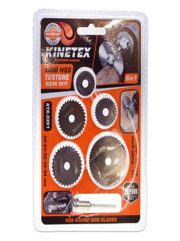 KNITEX MİNİ HSS TESTERE SETİ 6LI KTX-3351