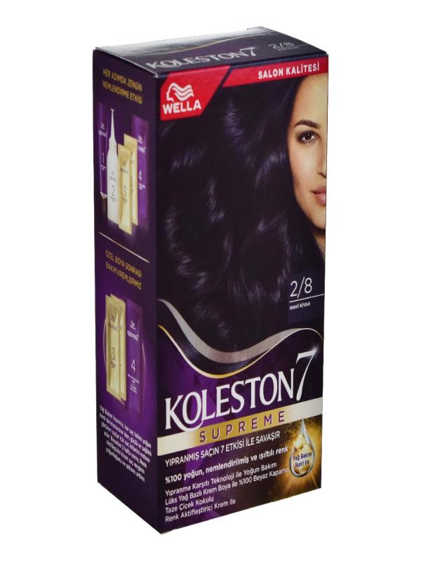 KOLESTON SAÇ BOYA SET 2/8 MAVİ SİYAH