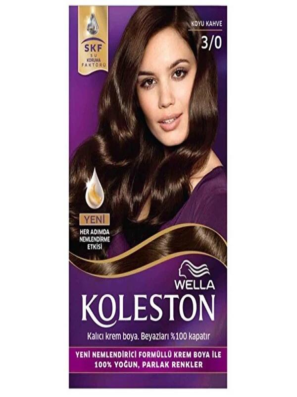 KOLESTON SAÇ BOYA SET 3/0 KOYU KAHVE