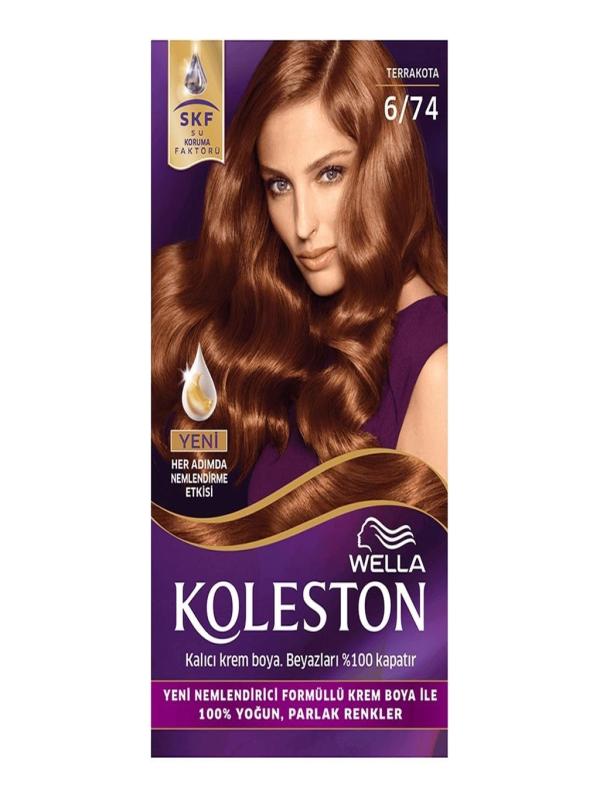 KOLESTON SAÇ BOYA SET 6/74 TERRAKOTA
