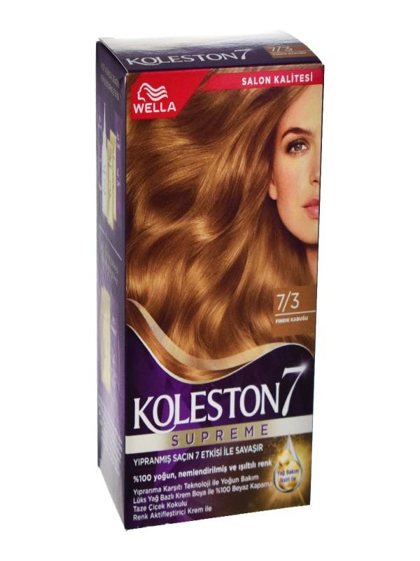 KOLESTON SAÇ BOYA SET 7/3 FINDIK KABUĞU