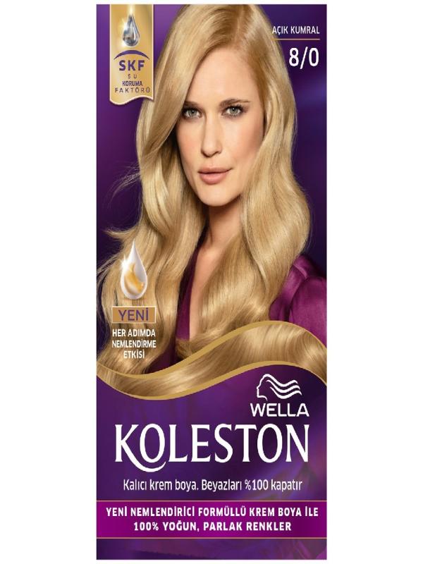 KOLESTON SAÇ BOYA SET 8.0 AÇIK KUMRAL