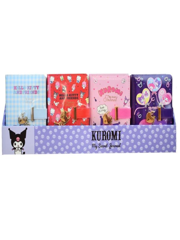 KUROMI KİLİTLİ GÜNLÜK A6 192 SYF 80 GR