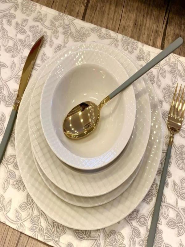 KÜTAHYA 24 PRÇ. YEMEK TAKIMI EKOSE EKS24Y200